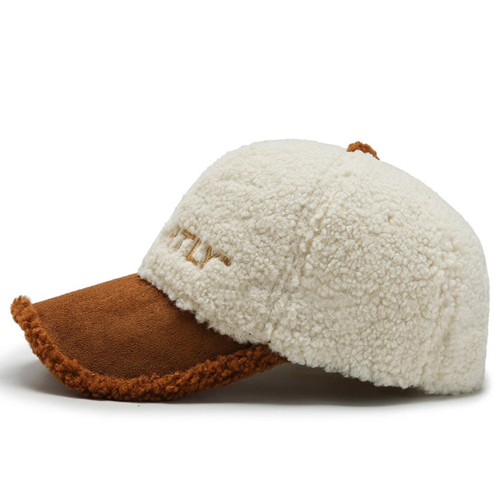 Warme Baseball Cap Damen Wintermütze Teddy Mütze Kappe Hut Unisex