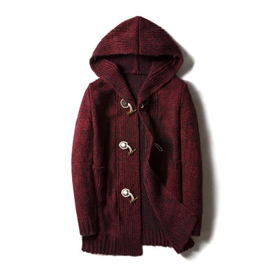 Herren Herbst Jacke Übergangsjacke Sweatjacke Sweater Strickjacke mit Zopfmuster