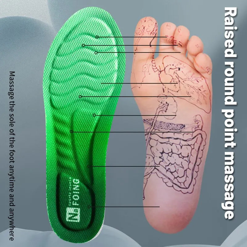 Orthopädische Einlegesohlen EVA Schuheinlagen Gel-Sohlen Sportschuh-Einlage
