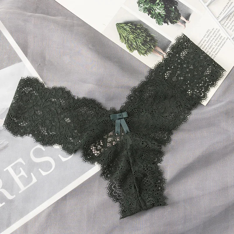 Frauen Spitze Tanga String Höschen Sexy Schlüpfer Slip Dessous Unterwäsche