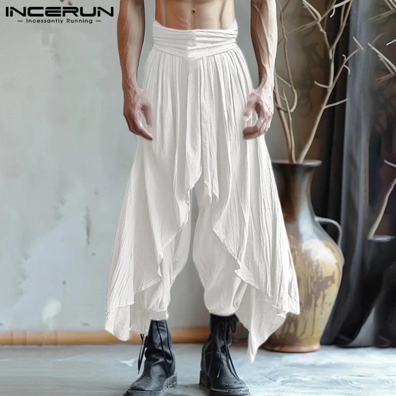 Männer Haremshosen Pumphosen Pluderhosen Hosenrock Hose Herrenrock Kilt Jogger