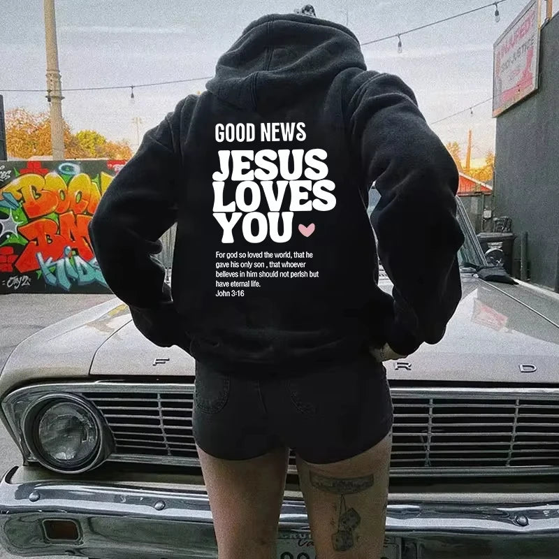 Damen Kapuzenpullover Unisex Hoodie Pulli Kapuzenpulli Streetwear Pullover