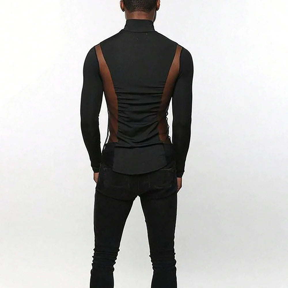 Fetisch Fashion Männer Sexy Bodysuits Herren Body Shirts Hemd Transparent Club