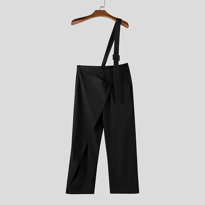 Männer Latzhose Hose Harems Pumphosen Pluderhosen Jogger Overalls Streetwear