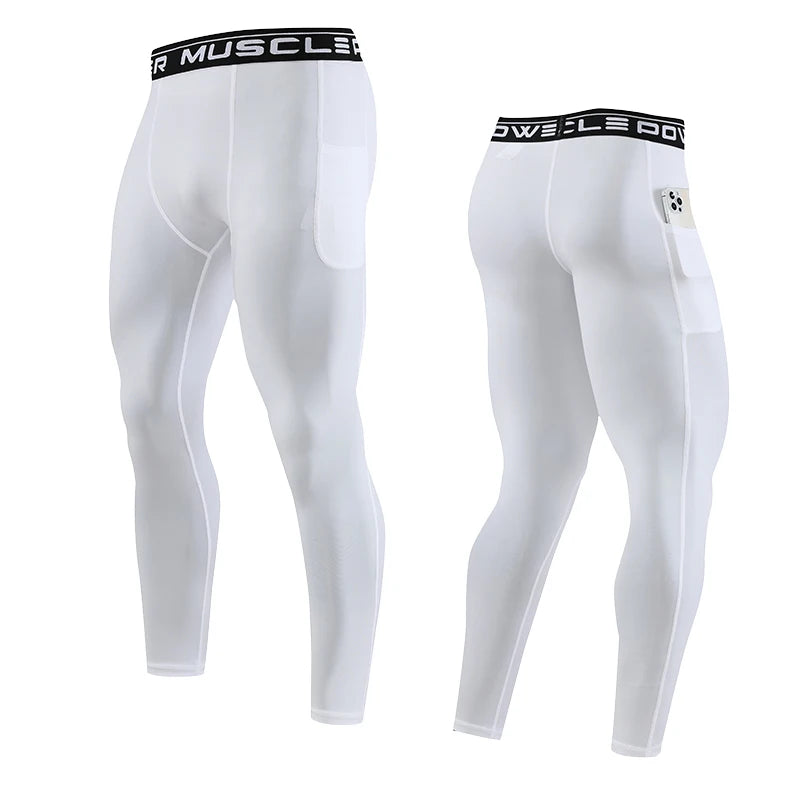 Herren Leggings Sporthose Jogginghose Trainingshose Lauf Hose Kompressionshose