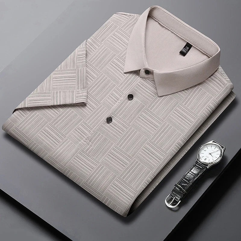 Uomo Polo Manica Corta POLO Shirt Maglietta Camicia Maglia T-Shirt di Moda