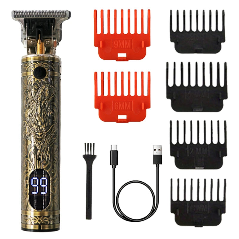 TAGLIACAPELLI PROFESSIONALE RASOIO ELETTRICO MACCHINETTA TRIMMER REGOLA BARBA