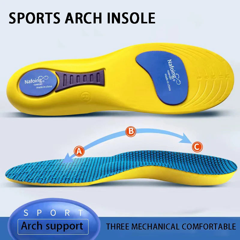 Orthopädische Einlegesohlen EVA Schuheinlagen Gel-Sohlen Sportschuh-Einlage