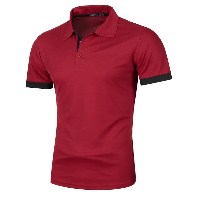 Herren Poloshirt POLO Shirt T-Shirt Kurzarm Zipper Hemd Fashion Polohemd Top NEU