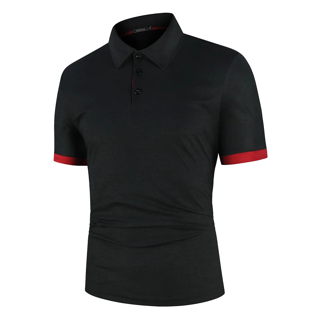 Herren Poloshirt POLO Shirt T-Shirt Kurzarm Zipper Hemd Fashion Polohemd Top NEU
