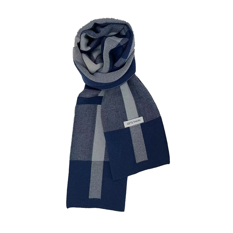Herren Schal Winterschal Stola Schlauchschal Halstuch Wollschal Strickschal Loop