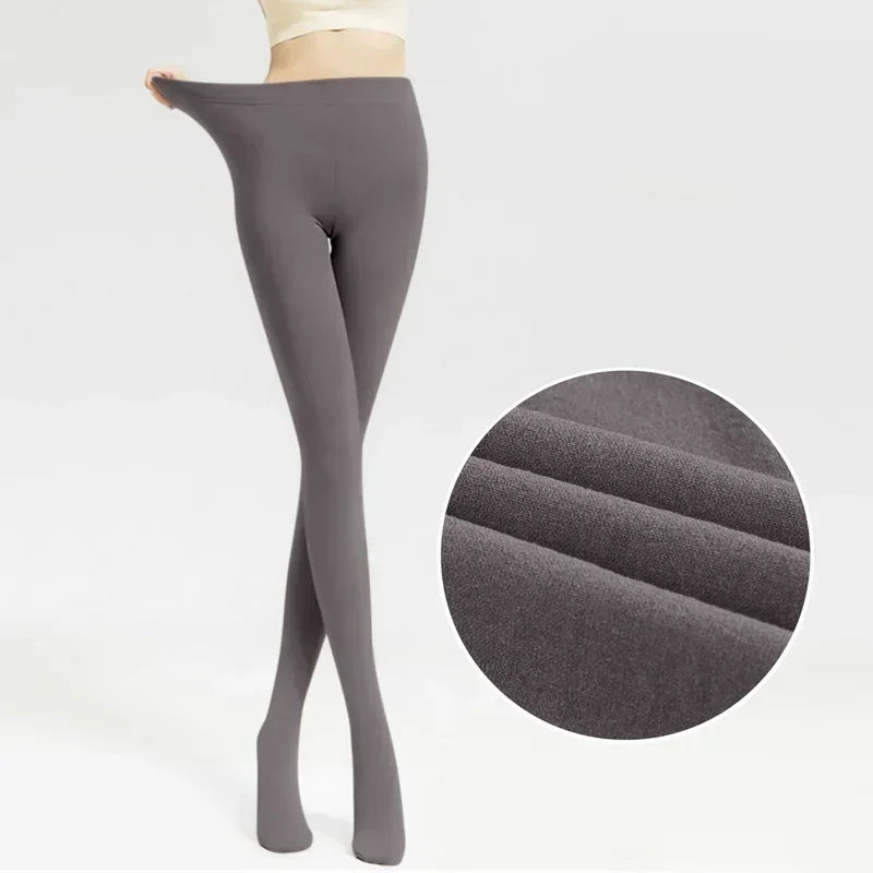 Frauen Winter Strumpfhose Hose Warm Thermohose Innenfleece Blickdichte Leggins