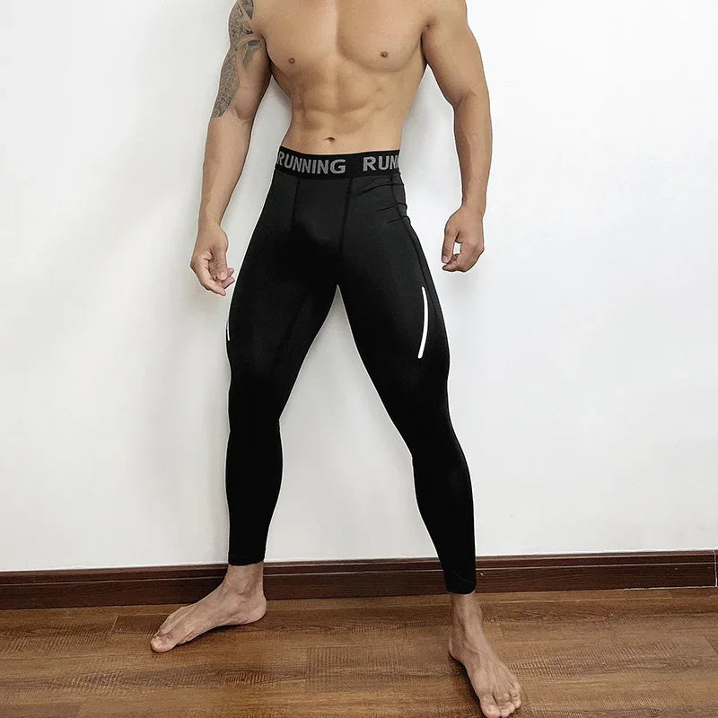 Herren Leggings Sporthose Jogginghose Trainingshose Lauf Hose Kompressionshose