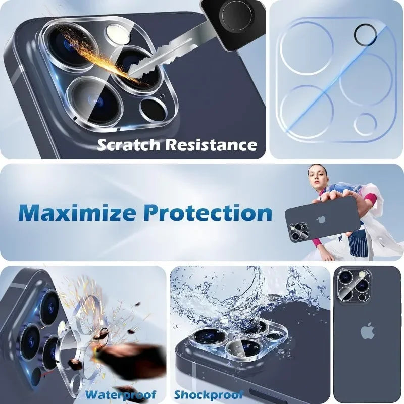 4x Panzerfolie Glas Schutz Folie Full Screen Schutz Für iPhone 16 Displayschutz