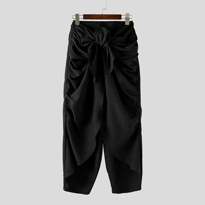 Pantaloni Uomo Fitness Pants Turca Etnici Kilt Sarouel Harem Aladin Leggings