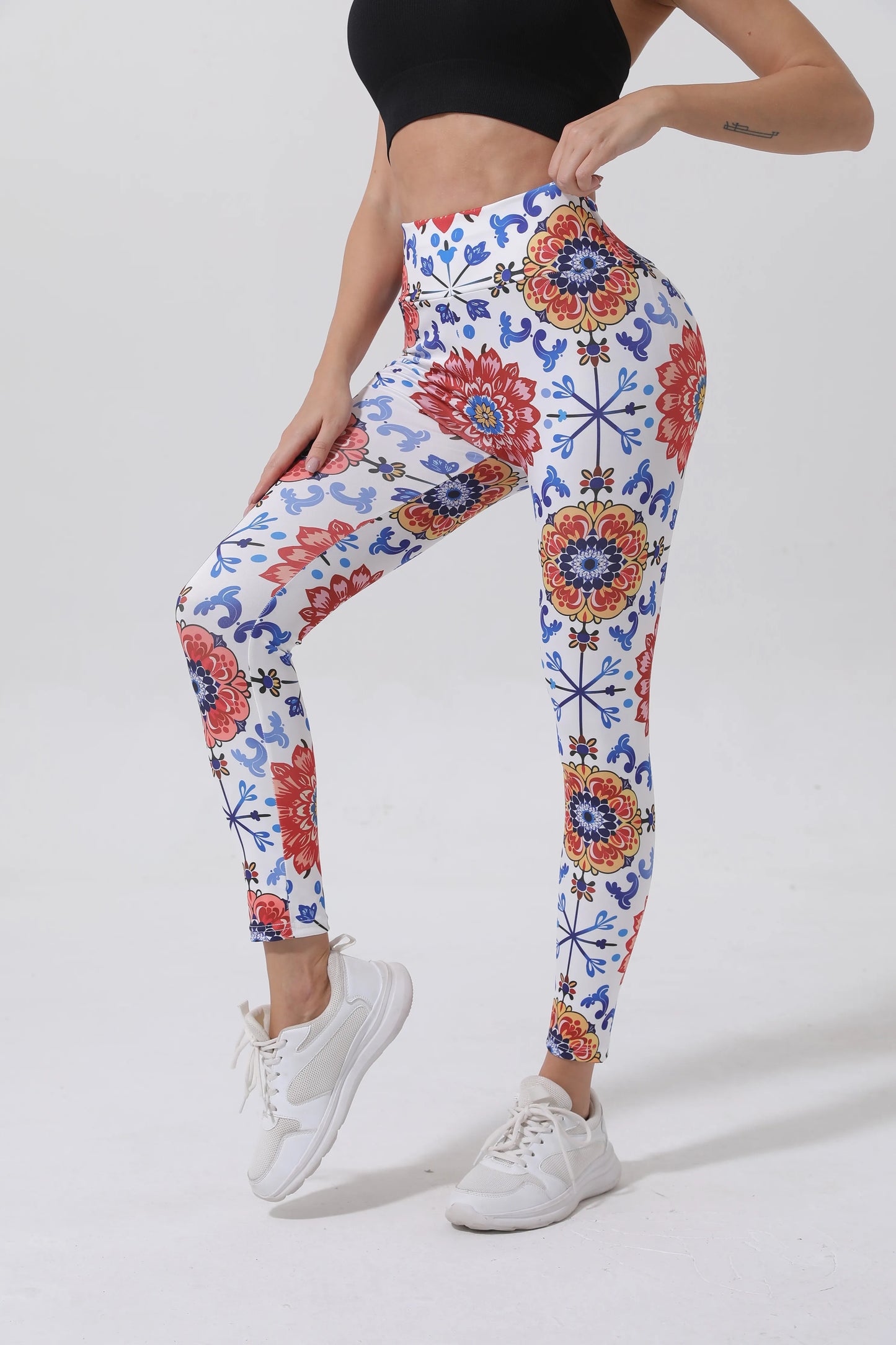 Leggins Donna Push up Vita Alta Pantaloni Sportivi Fitness Yoga Palestra Tuta
