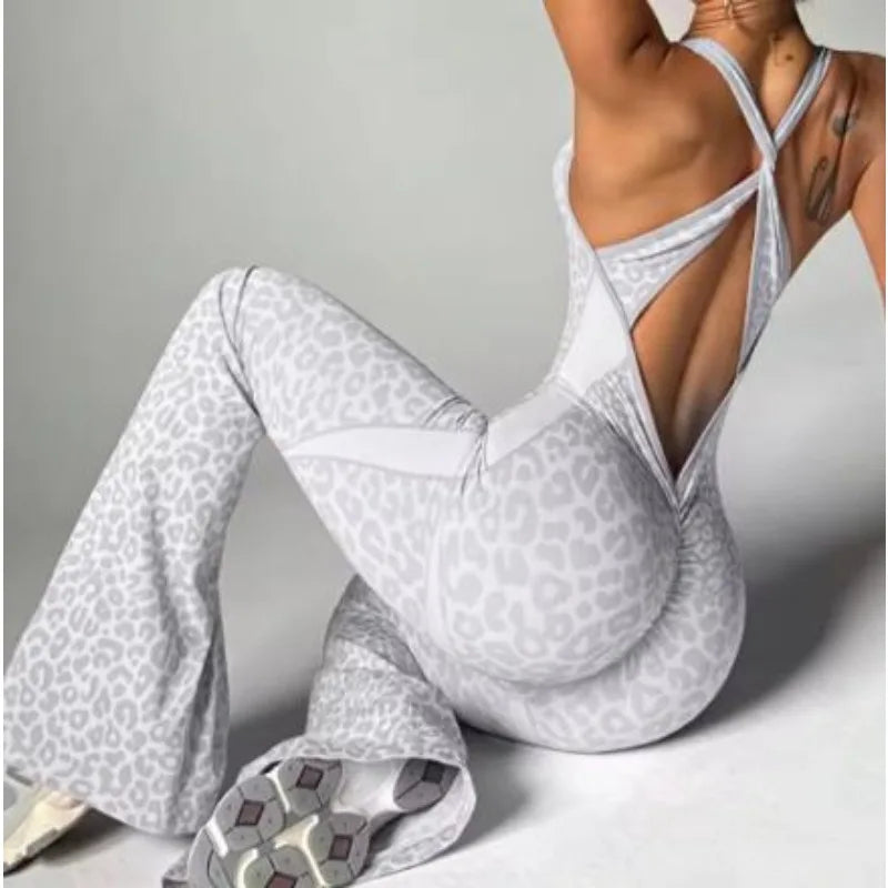 Damen Overall Bodycon Jumpsuit Streetwear Fitness-Strampler Leggins Yoga Hose