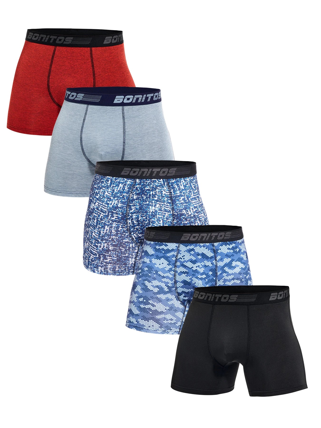 5er Pack Herren Boxershorts Unterhosen Basic Unterwäsche Boxer Shorts 3XL NEU