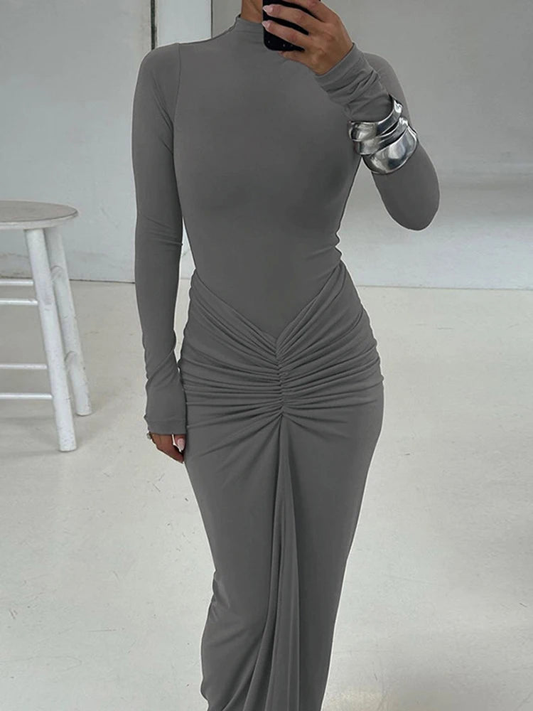 Frauen Kleid rückenfreies Partykleid Langes Trägerkleid Abendkleid Cocktailkleid
