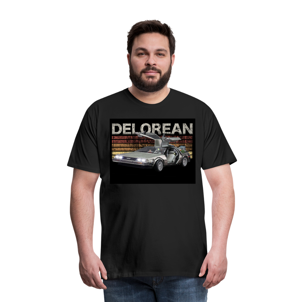 Männer Herren Fashion Vintage 3D T-Shirt Rundhals Unisex Sommer Streetwear - Schwarz