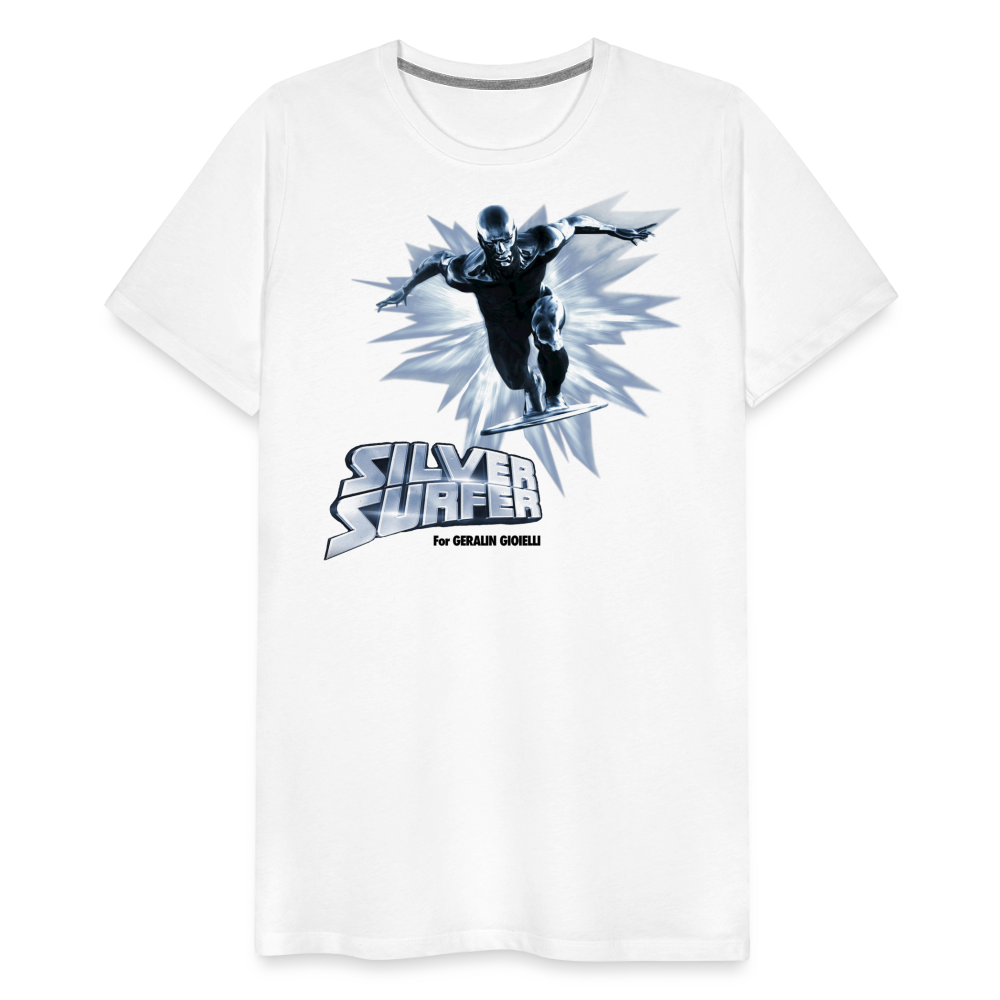 Männer Fashion Superheld T-Shirt Rundhals Unisex Sommer Streetwear 100% Baumwolle - weiß