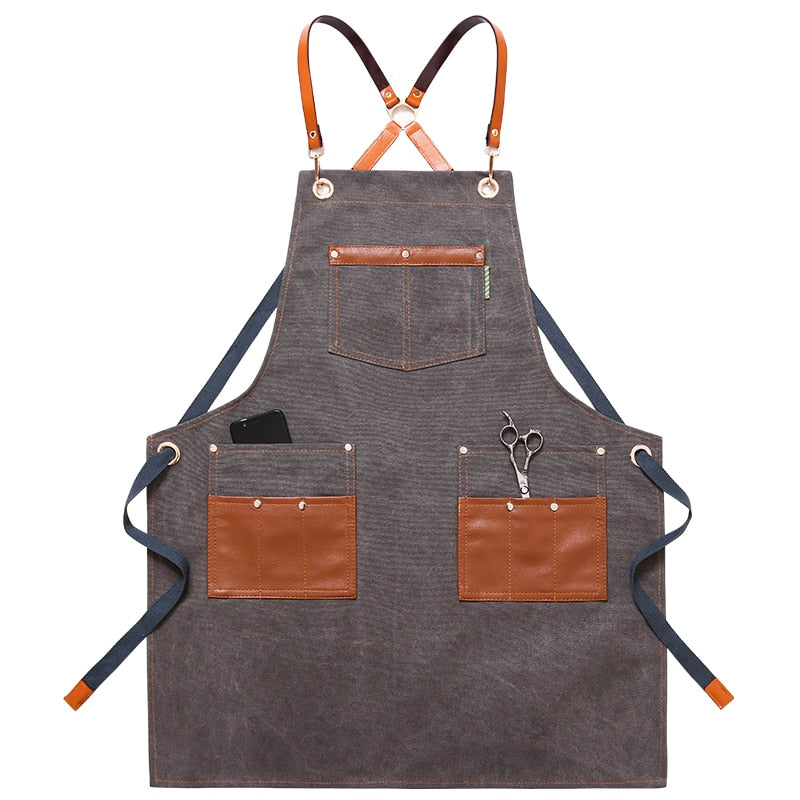 Chef Schürze Kochschürze Kellner Bistroschürze Küchenschürze Grillschürze Latzschürze