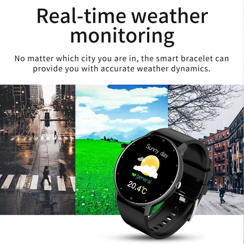 Bluetooth Smart watch Fitness Tracker Sport Uhr Puls Armband SpO2 IP67 Wasserdicht