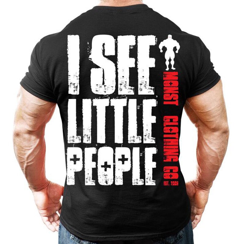 GYM Shirt Sport T-Shirt Men Herren Fitness Sportswear Unisex Streetwear