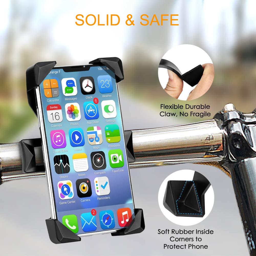 Untoom Fahrrad Handy Halterung Motorrad Lenker Roller Smartphone Halter 360°