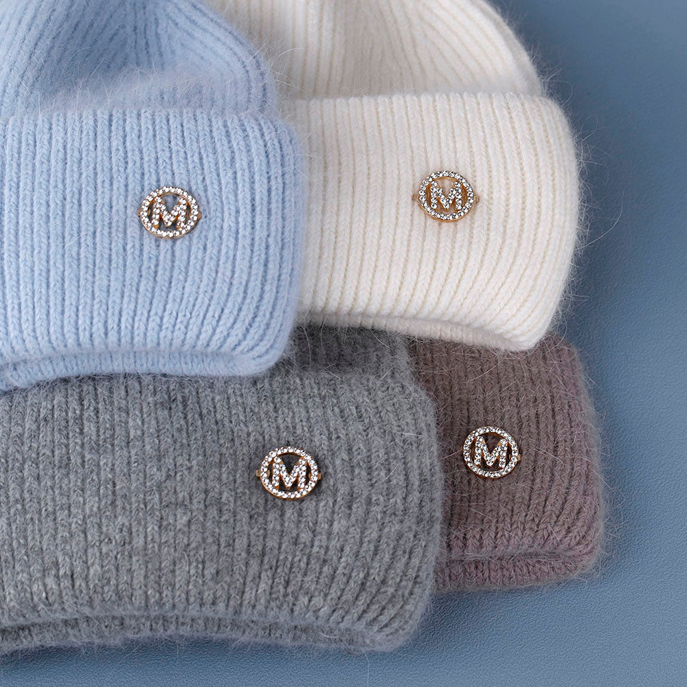 Warme Damen Wintermütze Woll Mütze Strickmütze Kappe Hut Unisex