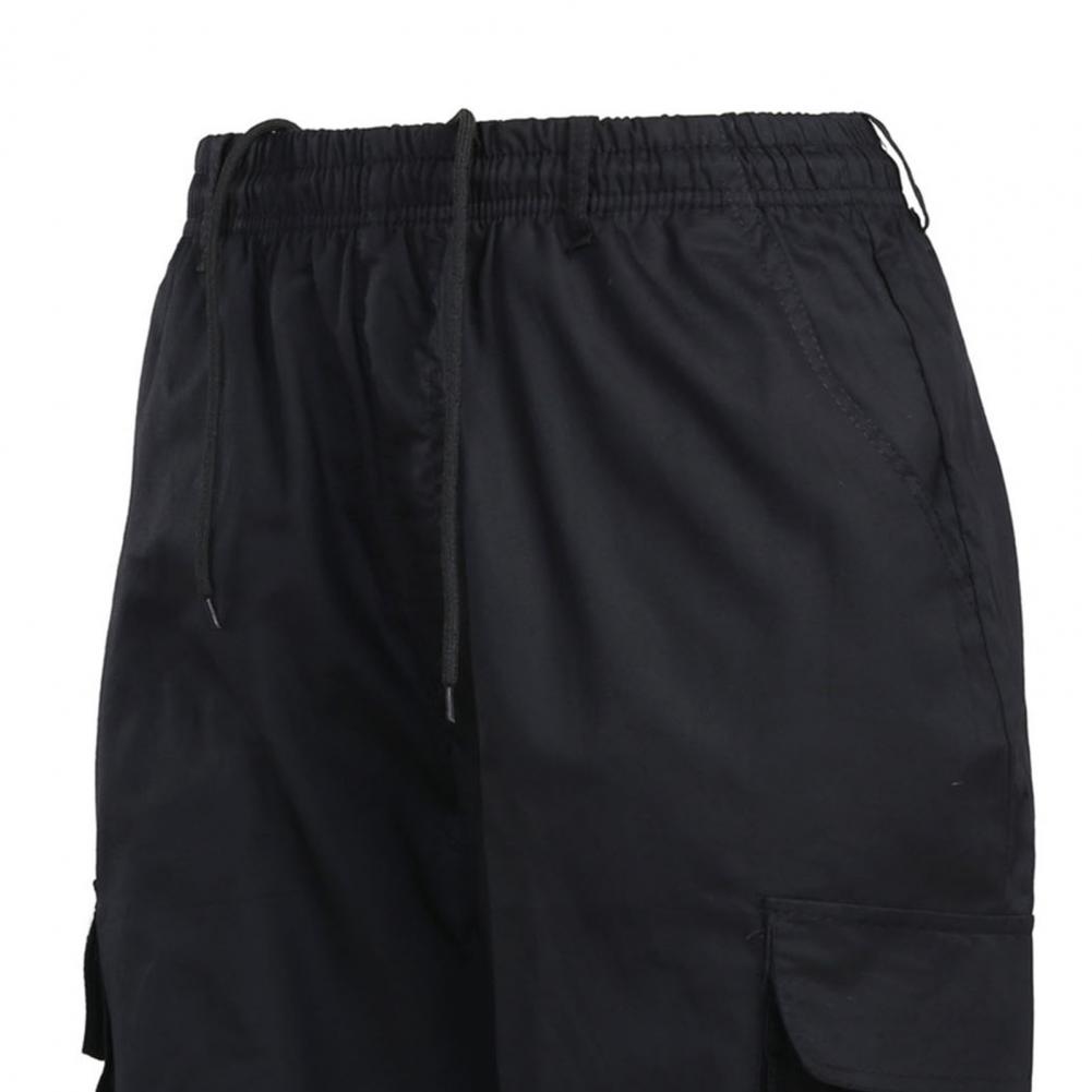 Herren Shorts Bermuda Cargo Pants Vintage Casual Sommer Capri Kurze Hose