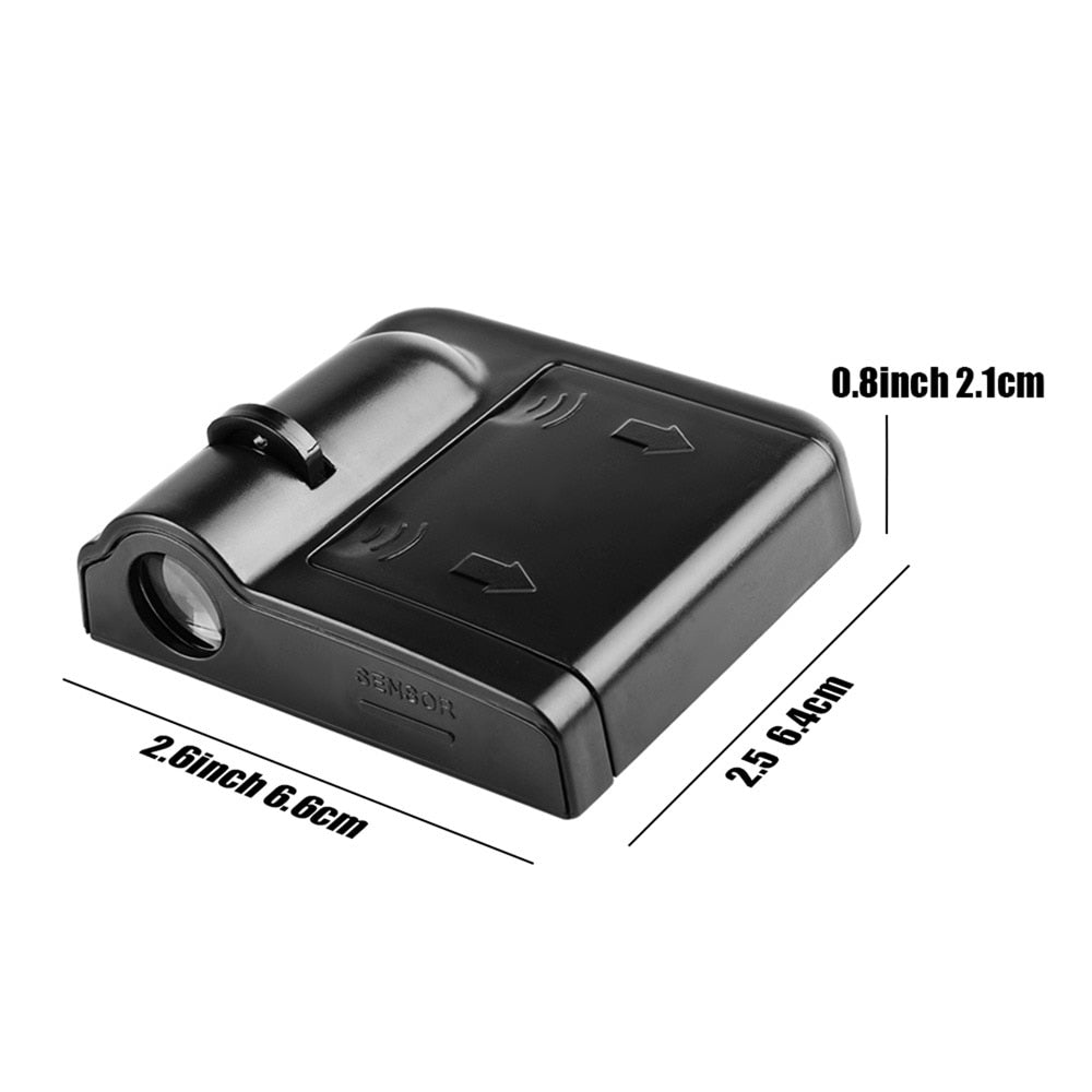 1/2 Stück Kabelloses Autotürlicht LED-Auto Automarken logo Projektor-Logo