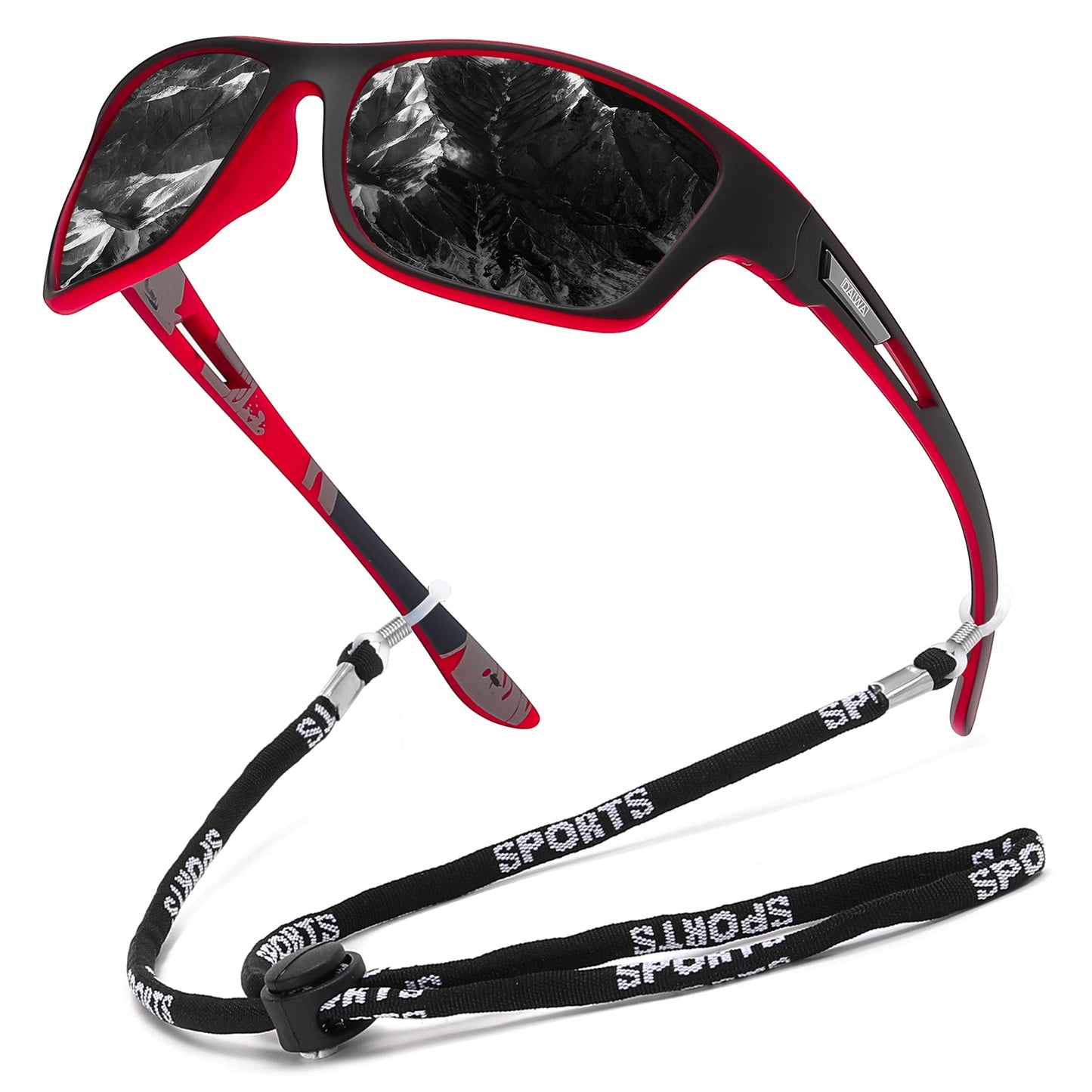 Dalwa Polarisierte Sonnenbrille Männer Frauen Square Outdoor Sport UV400 Angeln