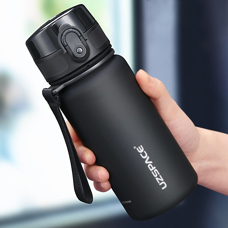 UZSPACE 350ML Trinkflasche Sportflasche Wasserflasche Getränkeflasche BPA-frei Tritanflasche