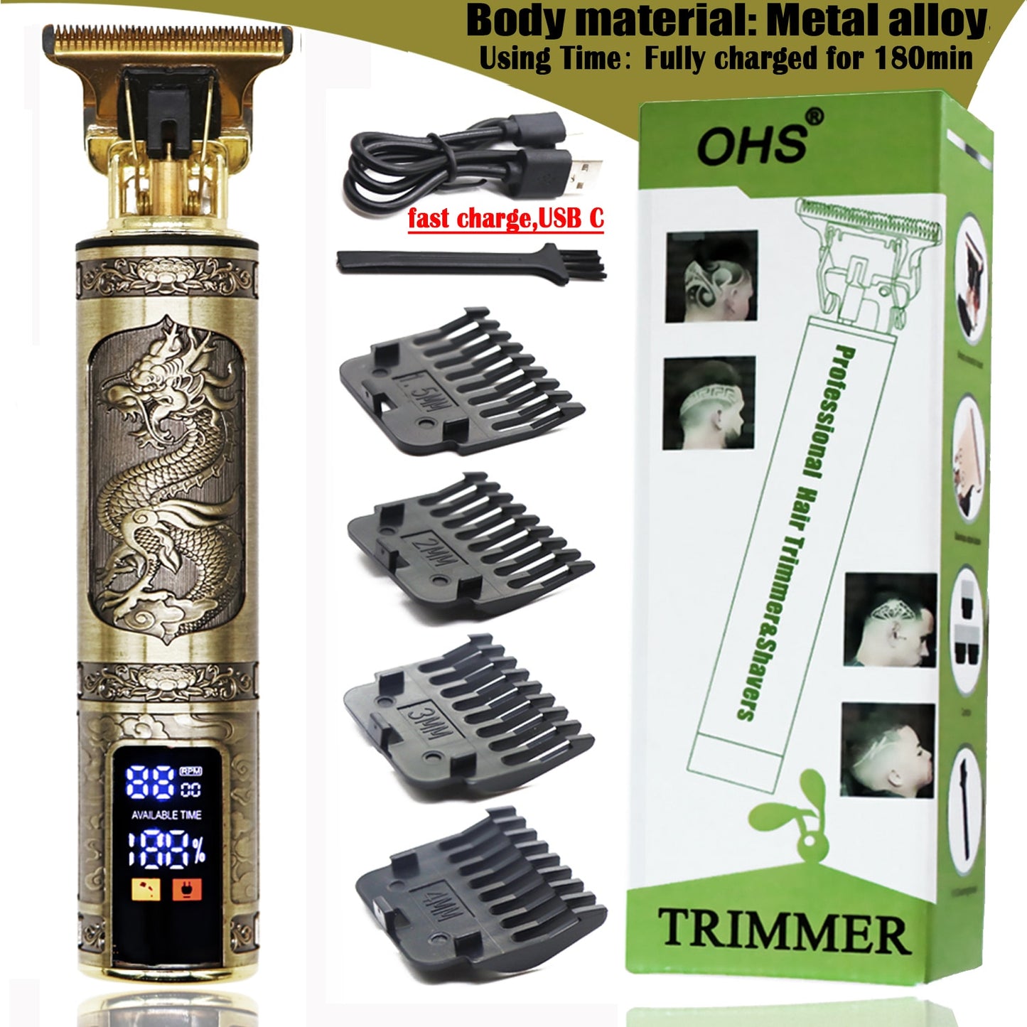 Profi Haarschneidemaschine Haarschneider Rasierer Hair Clipper Bart Trimmer