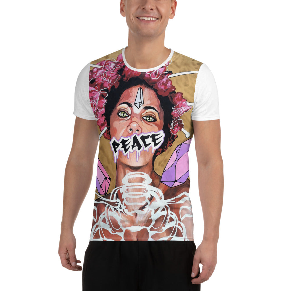 Allover-Sport-T-Shirt für Herren
