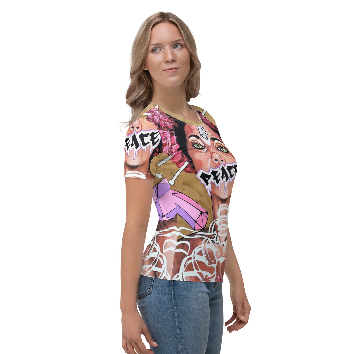 Damen-T-Shirt PEACE