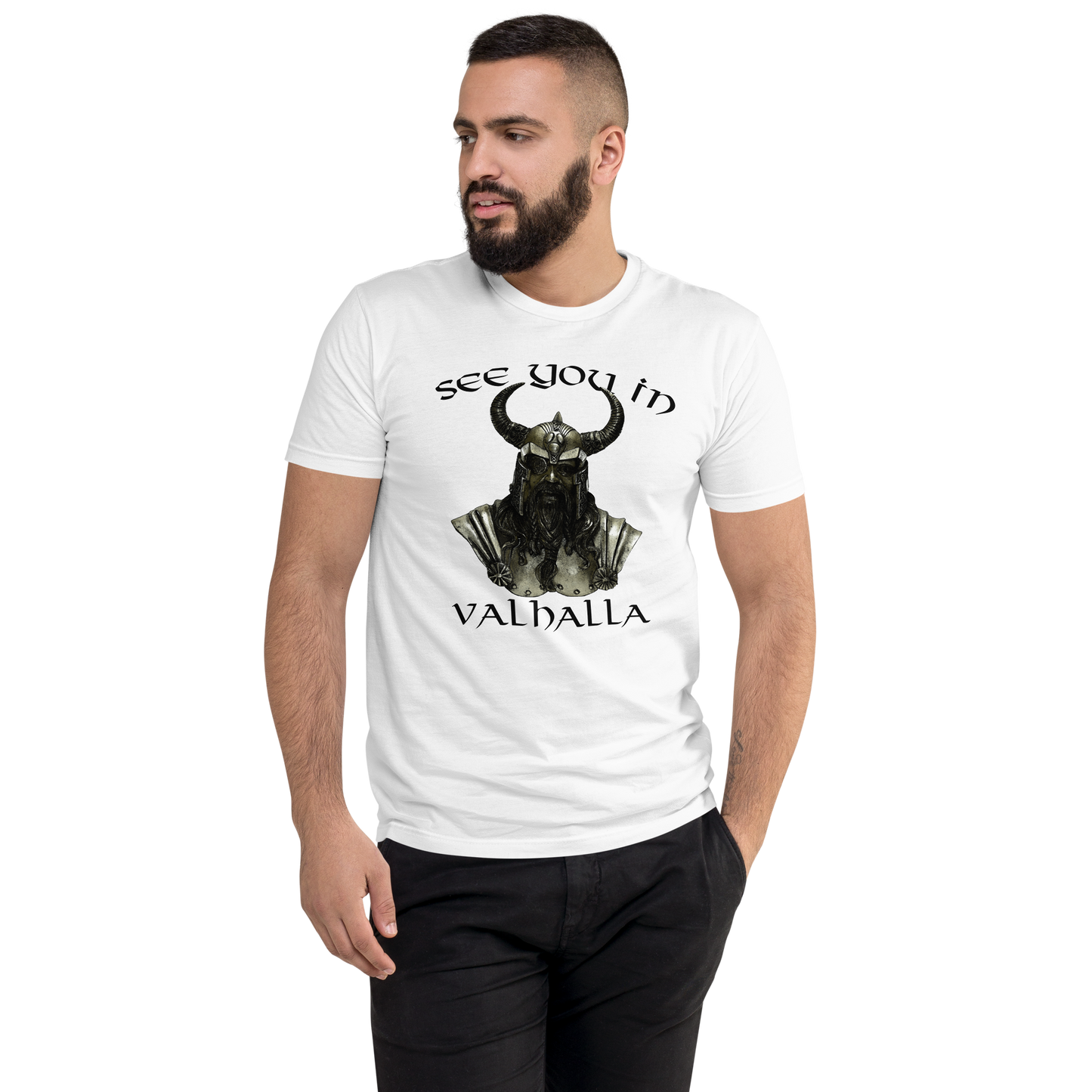 Kurzärmeliges T-Shirt See you in Valhalla