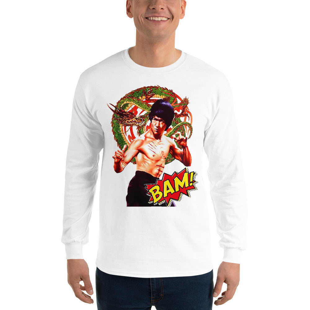 Herren-Langarmshirt Bruce Lee