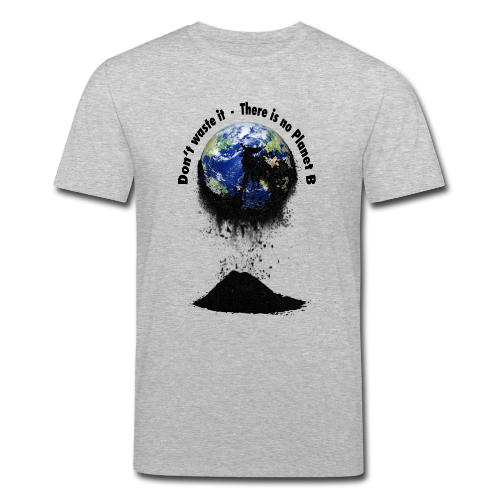 Männer Bio-T-Shirt von Stanley & Stella Don‘t waste it - There is no Planet B - Grau meliert