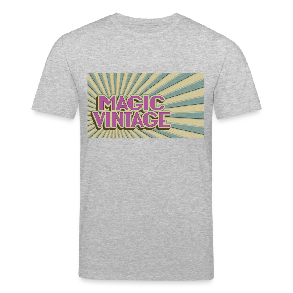 Männer Bio-T-Shirt von Stanley & Stella Magic Vintage - Grau meliert