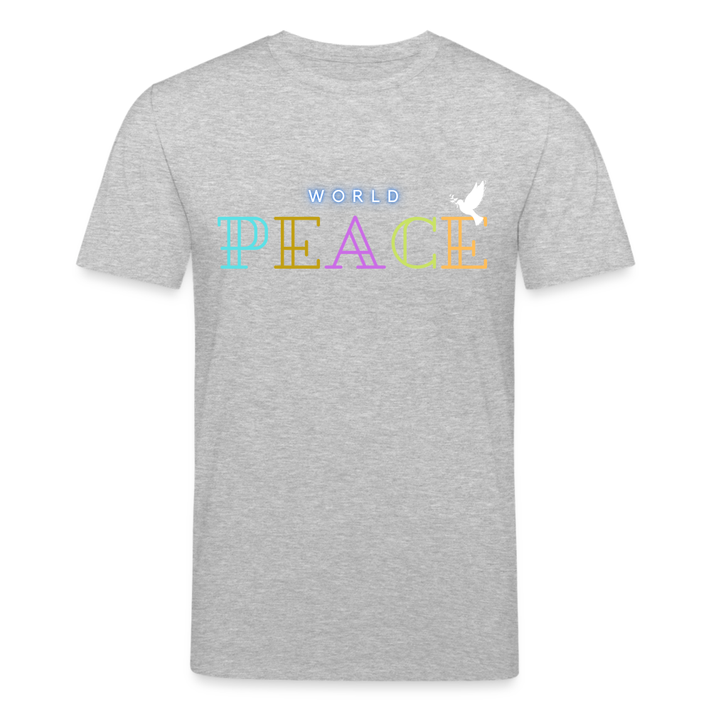 Männer Bio-T-Shirt von Stanley & Stella World Peace - Grau meliert