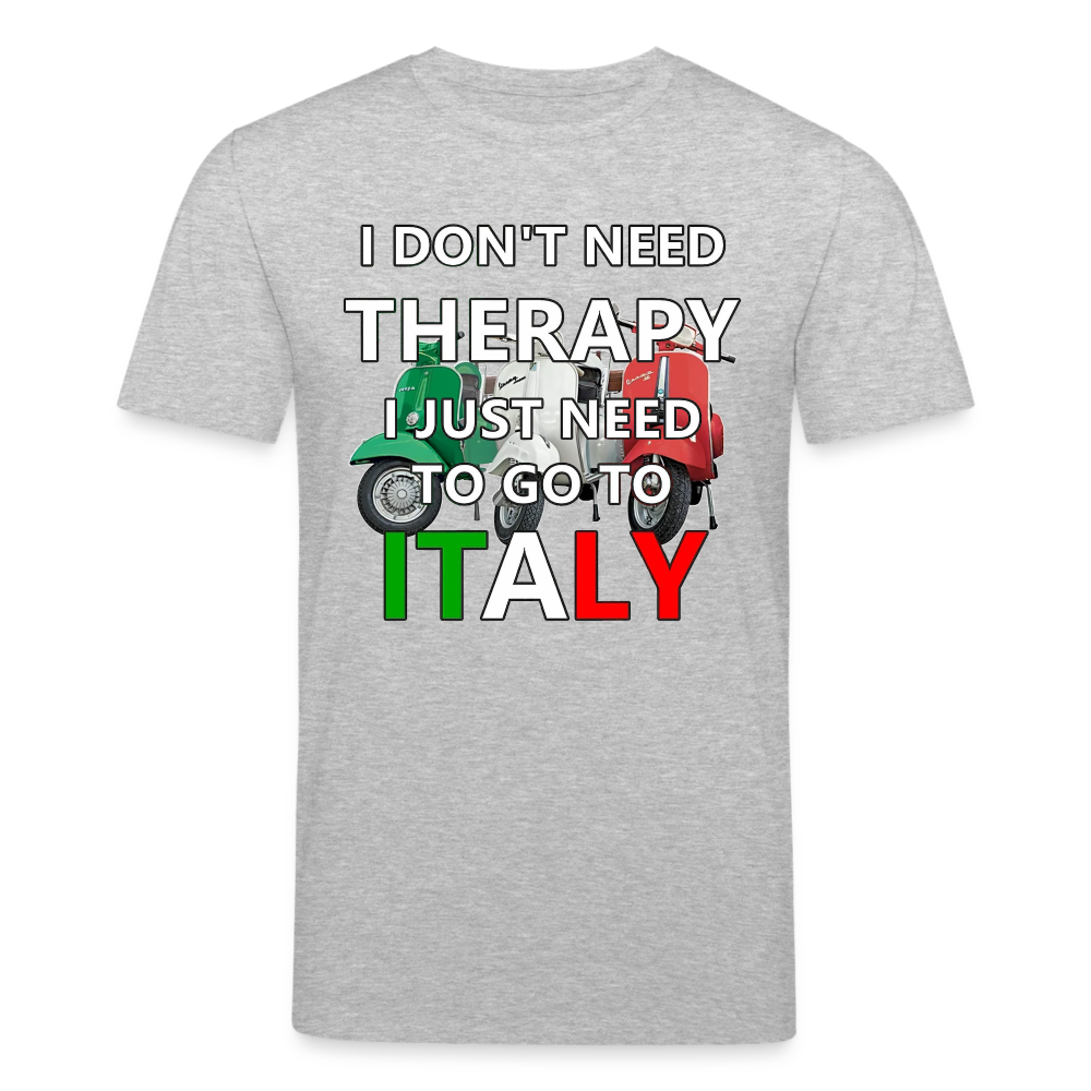 Männer Bio-T-Shirt von Stanley & Stella I DON'T NEED THERAPY - Grau meliert