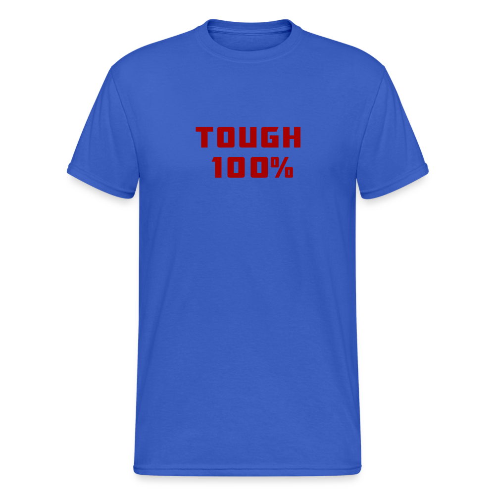 Fashion Herren Tough 100% Heavy T-Shirt Rundhals Unisex Streetwear - Königsblau