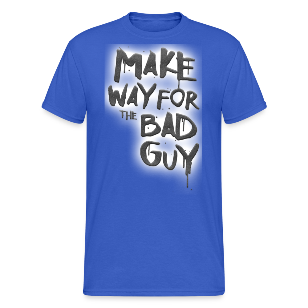 Herren MAKE WAY FOR T-Shirt Rundhals Unisex Streetwear 100% Baumwolle - Königsblau