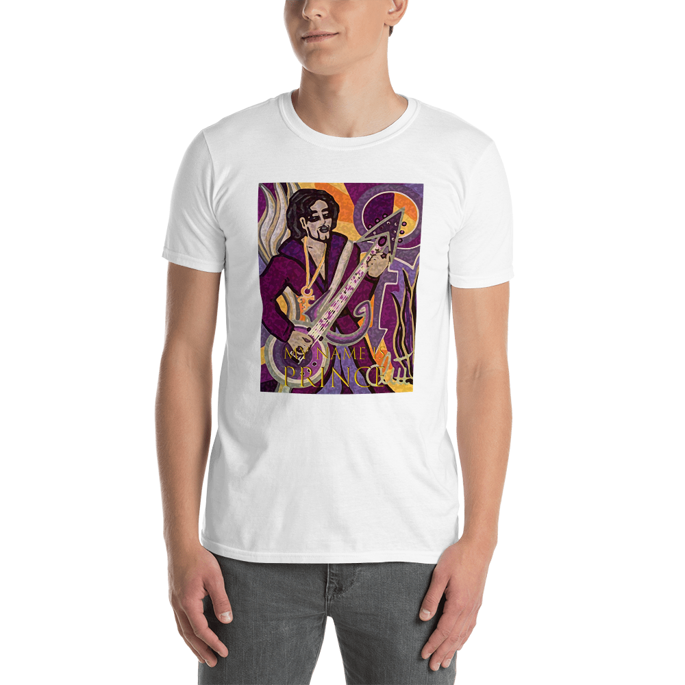 Kurzärmeliges Unisex-T-Shirt My name is Prince