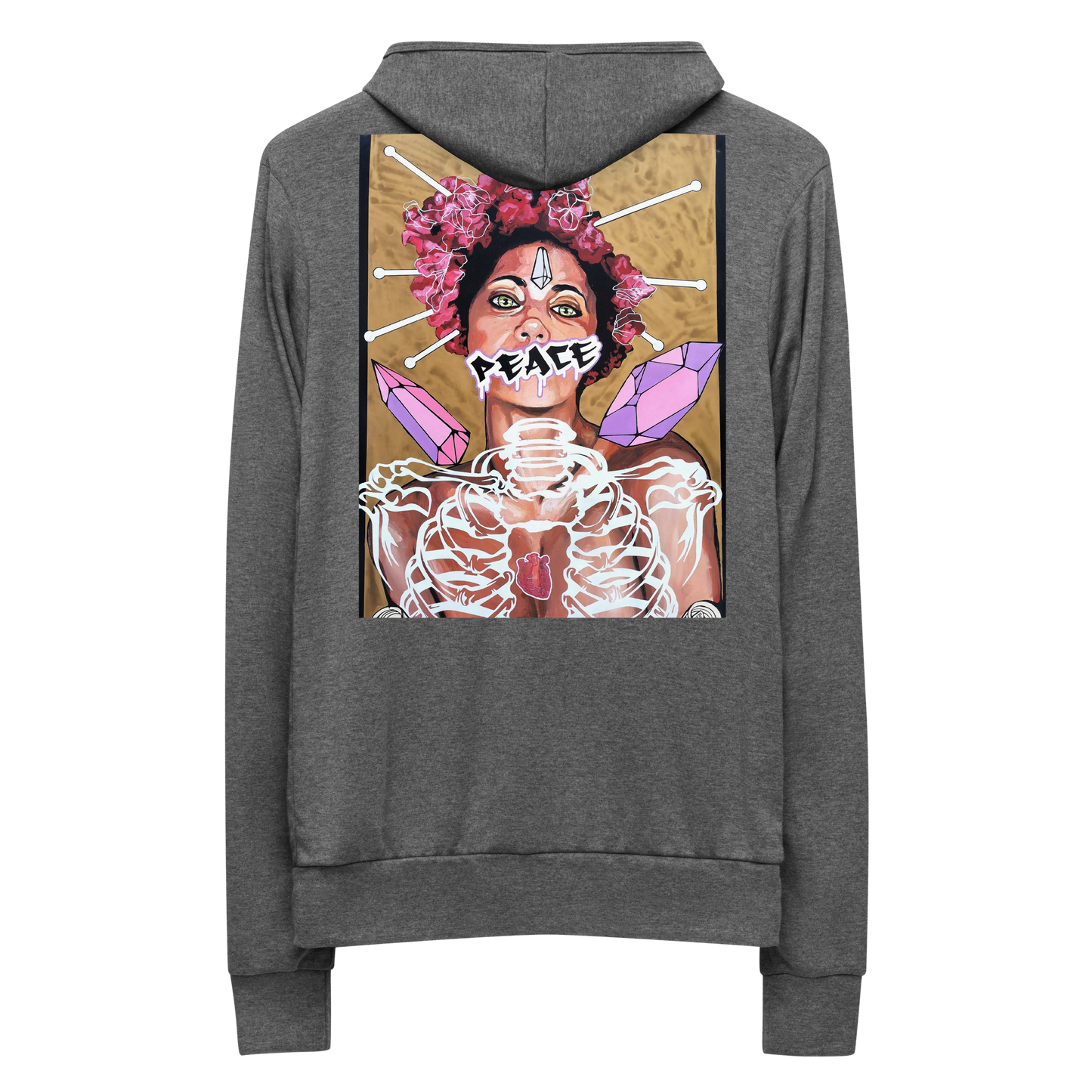 Unisex-Kapuzenpullover Frau Peace