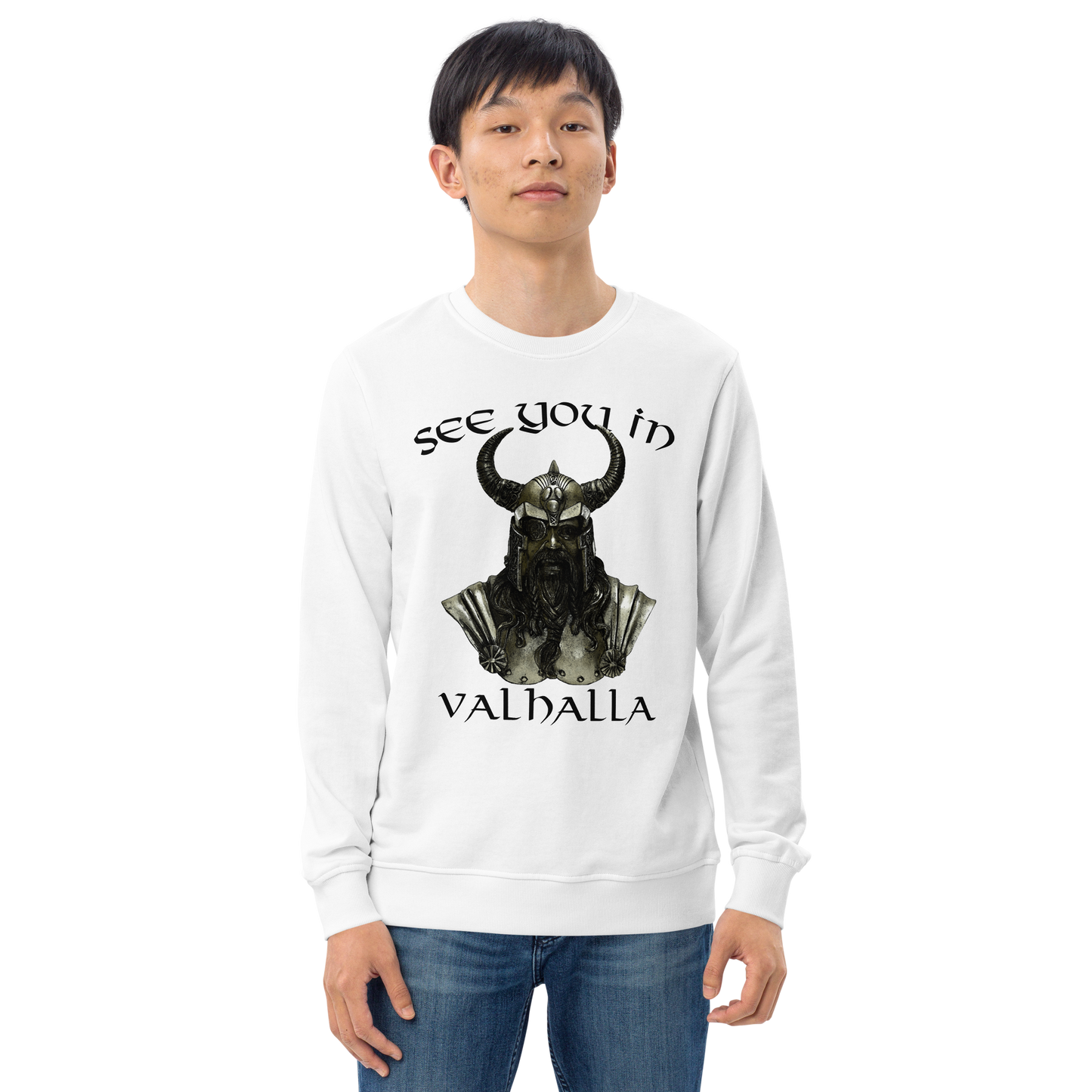 Unisex Bio-Pullover See you in Valhalla