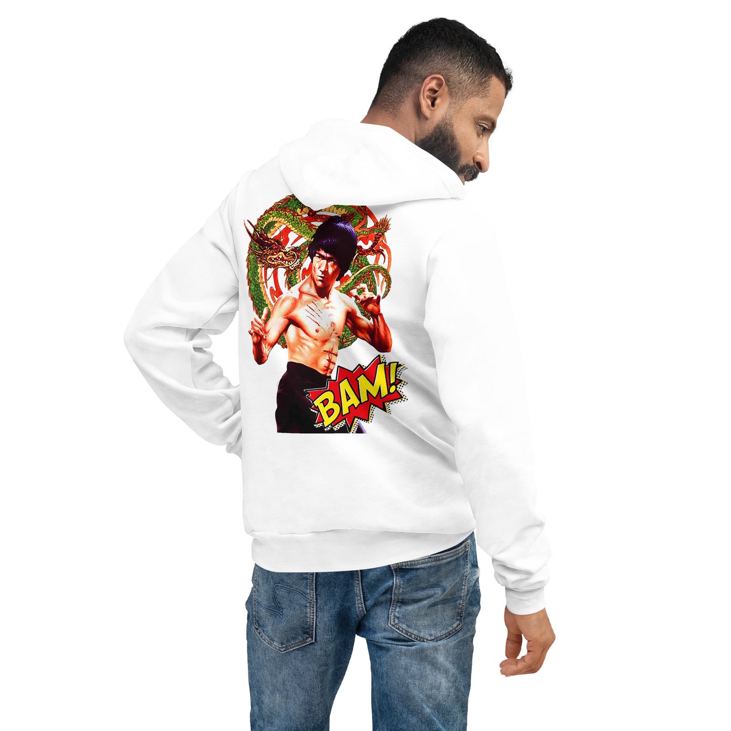 Unisex-Kapuzenpullover Bruce Lee