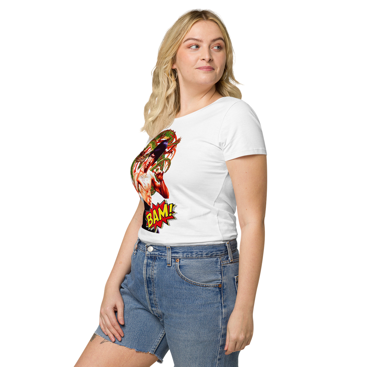 Basic Bio-T-Shirt für Damen Bruce Lee